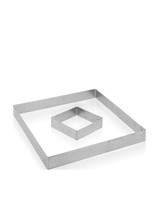 De Buyer Inox Tart Baking Pan 8x8x2cm