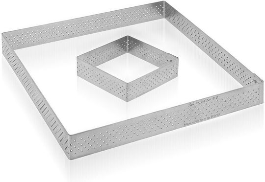 De Buyer Backform Törtchen Rostfreier Stahl 8x8x2cm 1cm