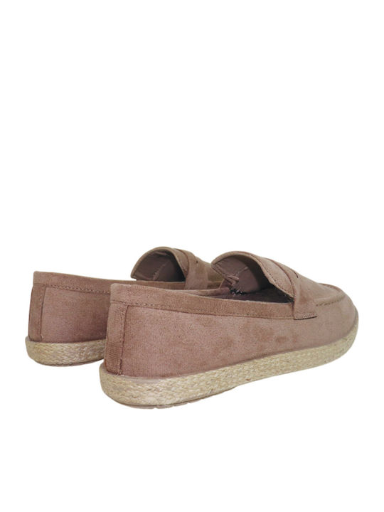 Fabric Men's Espadrilles In Beige Colour
