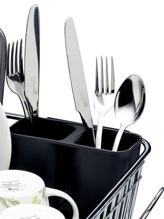 Kitchen Craft Scurgător De Chiuvetă Metalic Negru 42x30.5x15cm