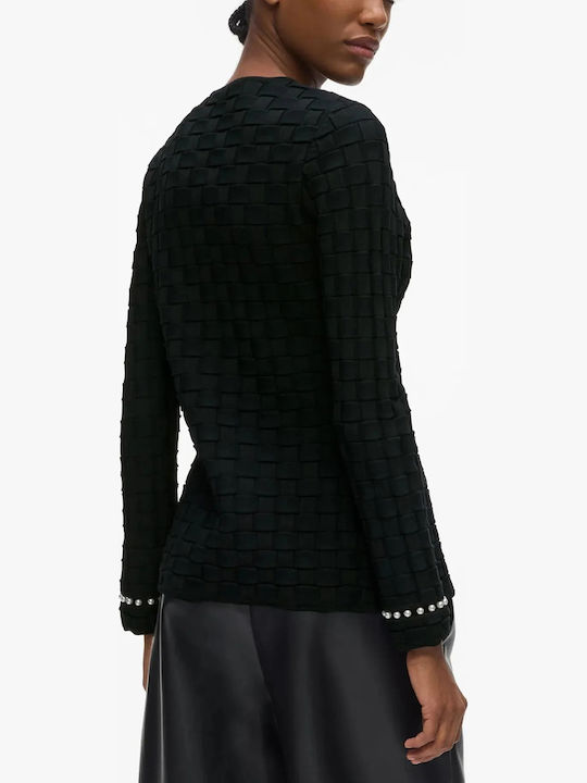 Karl Lagerfeld Women's Knitted Cardigan Black