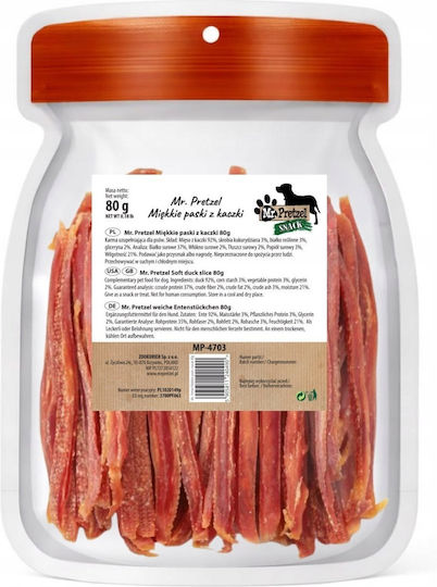 Hau & Miau Mr Pretzel Soft Вкусни Лакомства в Стик за Куче с Патица 80гр