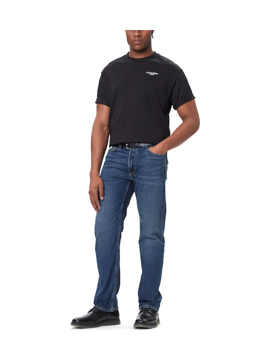 Men's Jeans Pants with Slim Straight Fit Oil Slick