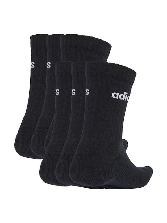 adidas Crew Ανδρικές Κάλτσες Black/white 6Pack adidas Crew Ανδρικές Κάλτσες Black/white 6Pack