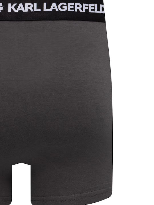 Ανδρικά Μποξεράκια Monogram-black-grey 3Pack