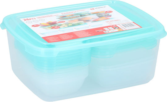 ArteLibre Set Kunststoff Mittagsboxen 26Stücke
