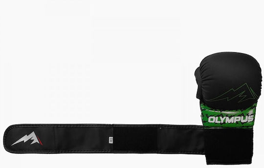 Olympus Sport Spar-z Sparring MMA Gloves 07 oz Black Green