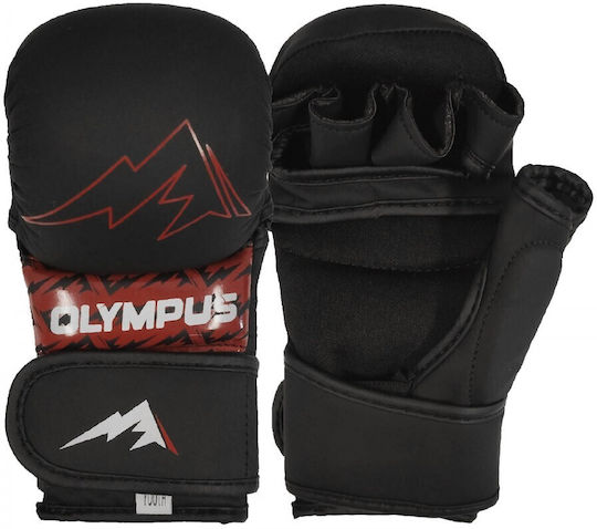 Olympus Sport Spar-z MMA-Handschuhe Sparring 07 Oz Schwarz Rot