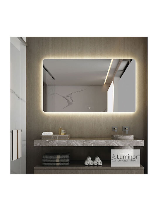 Luminor Ορθογώνιος Καθρέπτης Μπάνιου 40x70cm