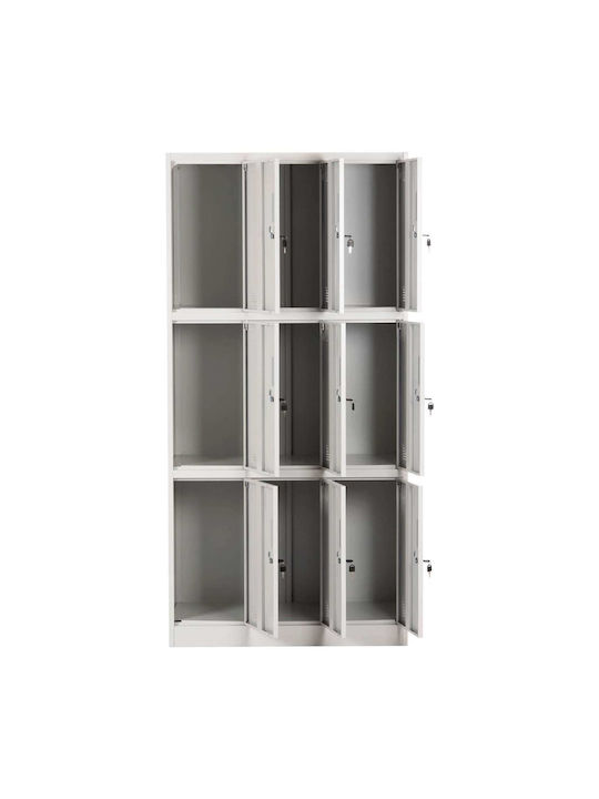 Шкаф Malmoe Метал 90x40x185бр