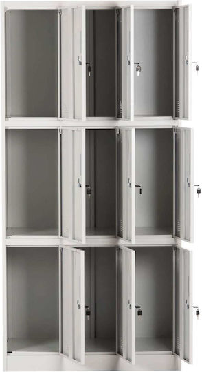 Locker Malmoe Metal 90x40x185cm
