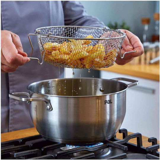 Pal Titanium Pro Oală Friteuză Din Oțel Inoxidabil 4.5lt 24cm
