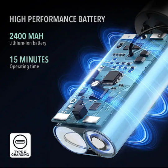 Elysium VK1000W Презареждаща се Ръчна Прахосмукачка 7.4V Бяла