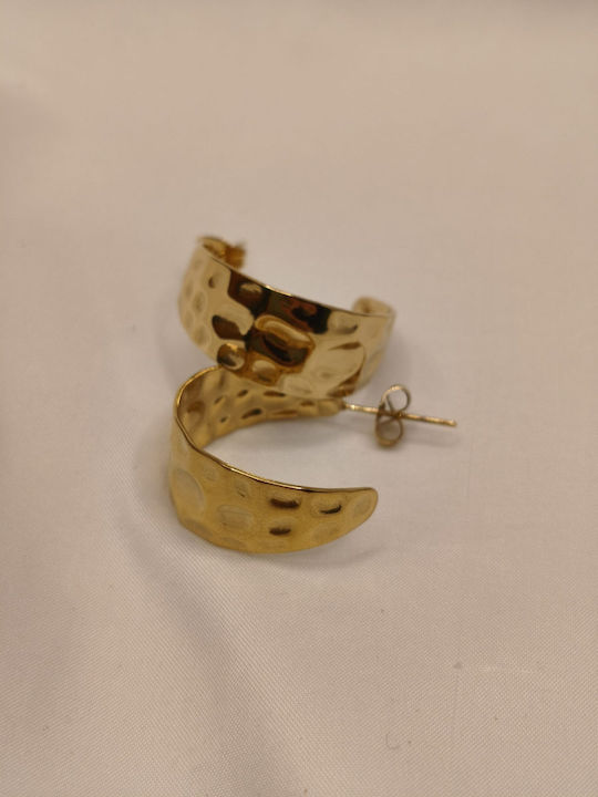 Earrings Made Of Gold Plated Steel E253