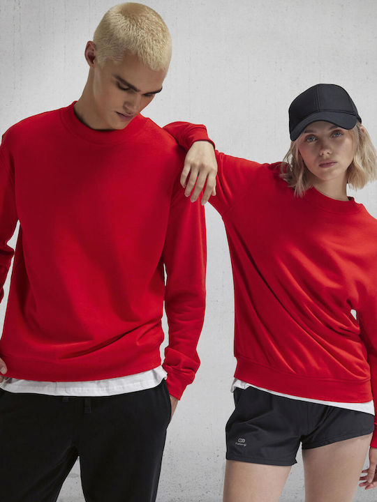 B&C Herren Werbebekleidung Langärmeliges Sweatshirt Blush Mint