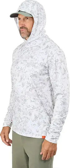 Риболовна блуза Grundens Tough Sun Masked Hoodie Upf 50+ Squall Camo