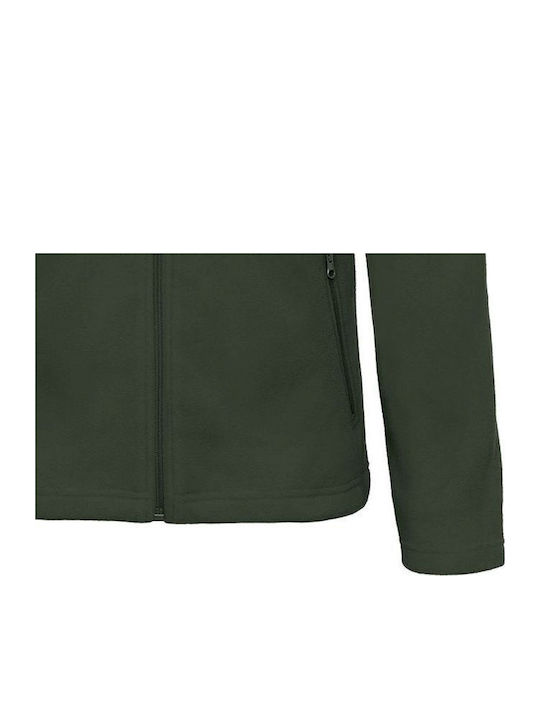 B&C Мъжка Рекламна Тениска Дълъг Ръкав Forest Green