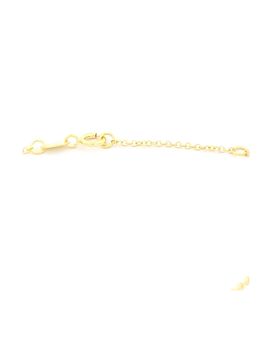 Anagnostakis Doppeltes Halskette mit Talisman aus 9K Gold