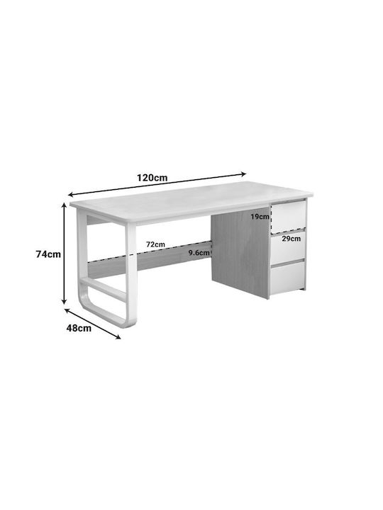 Salto Kids Desk Beige 120x48x74cm