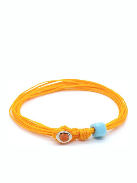 Βραχιόλι "irmelia Knot Single Loop" Πορτοκαλί Βραχιόλι "irmelia Knot Single Loop" Πορτοκαλί