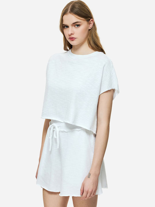 Damen T-Shirt Weiß