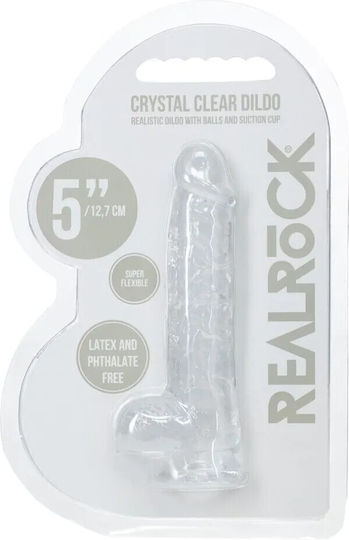 Shots Realistisches Dildo mit Hoden Transparent