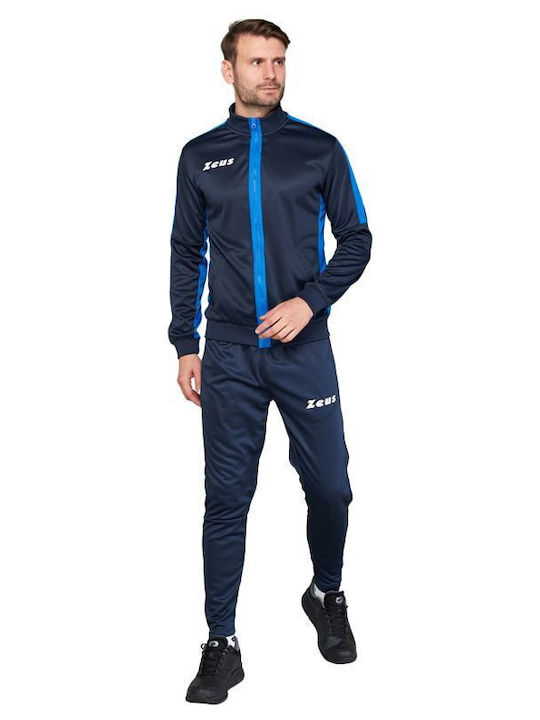 Суитшърт с качулка Blue/navy