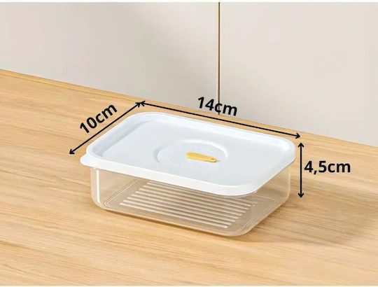 Verk Group Vază Utilizare Generală Cu Capac Ermetic Transparent 600ml 1 Bucată