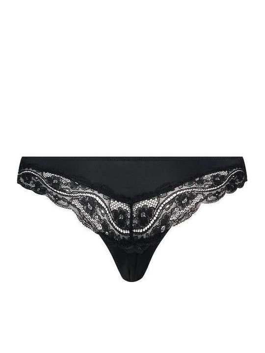 Lovely Micro Women's Brazil with Lace Black