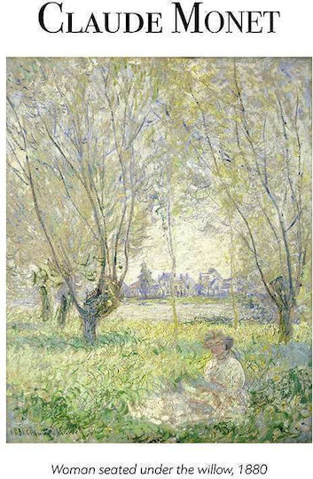 Poster Claude Monet Woman Seated Under Willow Art100 40cm X 50cm-56052pd156701