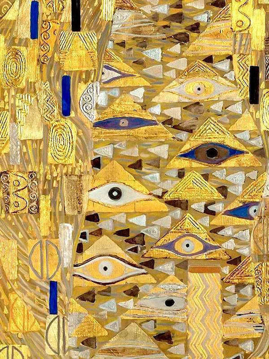 Poster Adele's Dress Details By Gustav Klimt Art154 40cm X 50cm Μαύρη Ξύλινη Κορνίζα-56087pd156667f55321