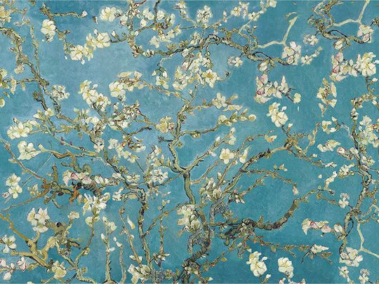 Poster Van Gogh Almond Blossom Art104 40cm X 50cm Premium Black Wooden Frame