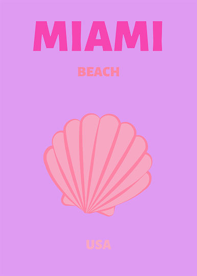 Poster Miami Wandkunst Pst25527 40cm x 50cm-64635pd155991