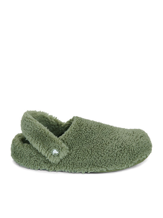 Classic Cozzzy Clogs Women's Green Slippers