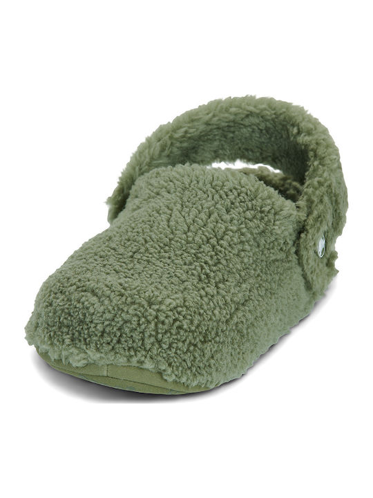 Classic Cozzzy Clogs Women's Green Slippers