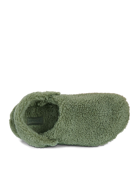 Classic Cozzzy Clogs Women's Green Slippers