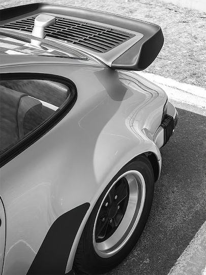Poster Clasic Porsche Cr051 40cm X 50cm Ramă Neagră Din Lemn