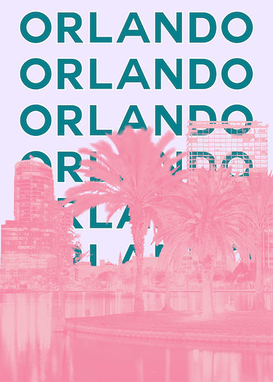 Poster Orlando Pop Art Pst25512 40cm X 50cm Μαύρη Ξύλινη Κορνίζα-63392pd156110f55321