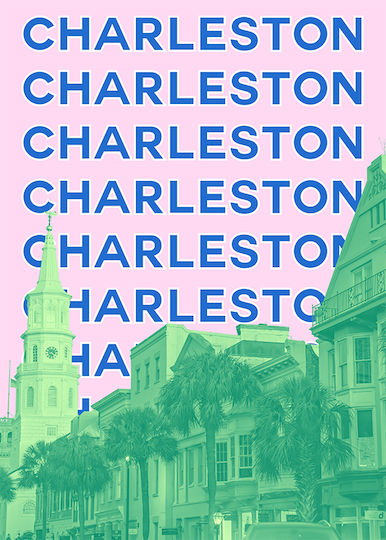 Poster Charleston Pop Art Pst25510 40cm X 50cm Λευκή Ξύλινη Κορνίζα-63394pd156112f55310