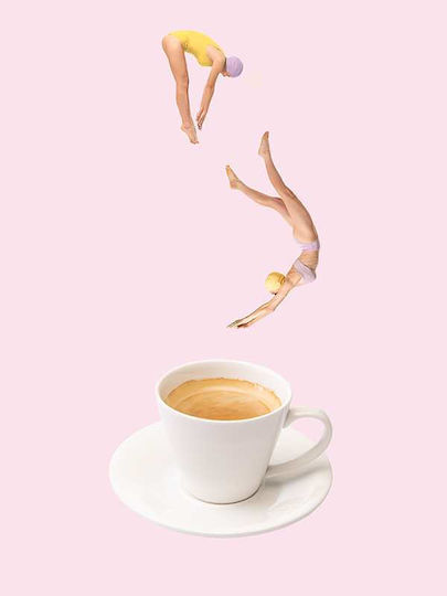 Poster Coffee Dive Pst25360 40cm X 50cm Κορνίζα Καφέ Ξύλου 62152pd156340f63322