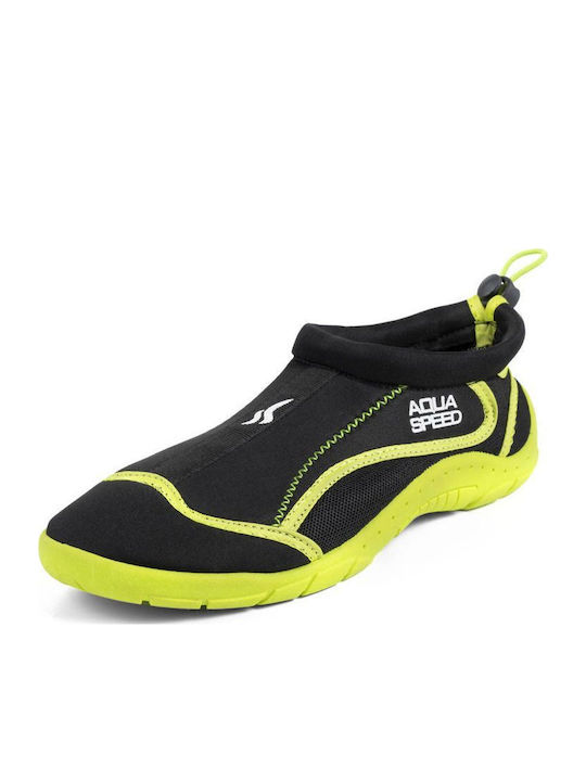 Aqua Speed Women’s Aqua Shoes 28a Quick-dry Water Sports Shoes Black Yellow