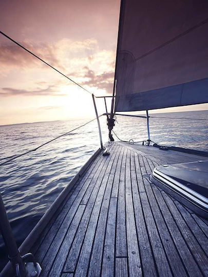 Poster Boat View Pst25209 40cm X 50cm Premium Μαύρο Ξύλινο Κάδρο-61776pd156378f55323