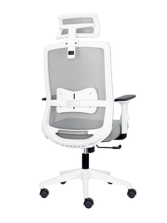 Fylliana Fl8067 Office Chair with Adjustable Arms Grey