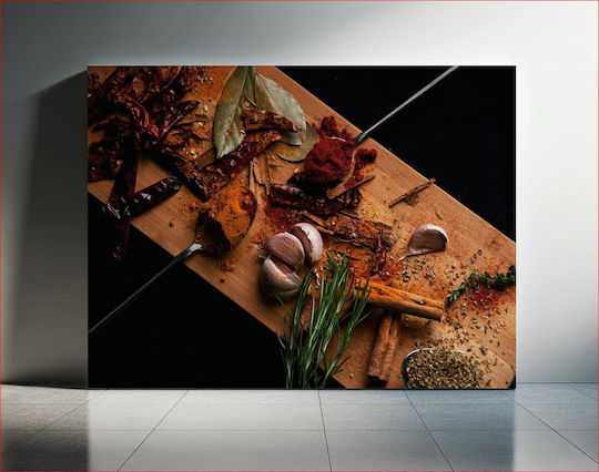 Spices And Herbs Arrangement Σύνθεση Μπαχαρικών Και Βοτάνων 1