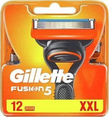 Gillette Ersatzköpfe mit 5 Klingen 12 Stück