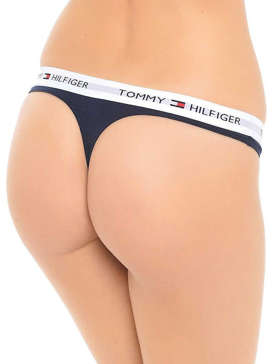 Βαμβακερό Γυναικείο String Navy Μπλε