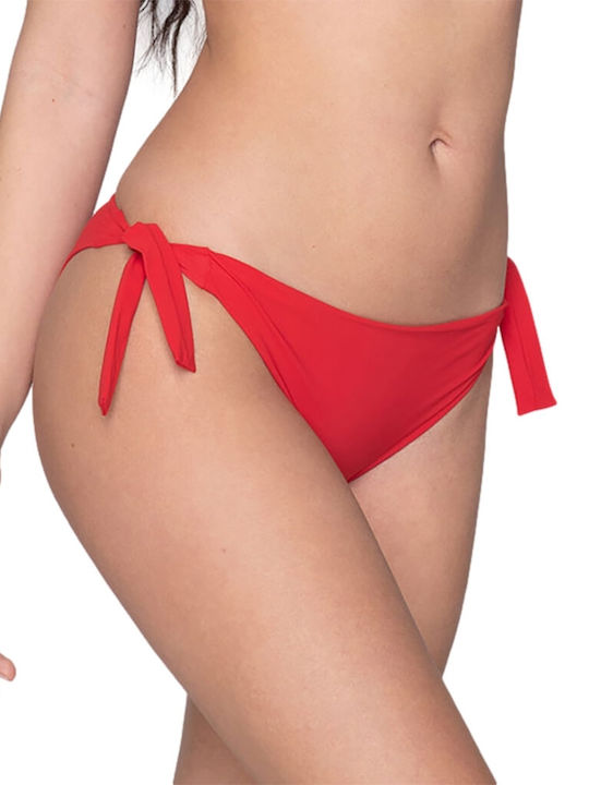 Blue Sense Bikini Brasilien mit Schnürchen Rot