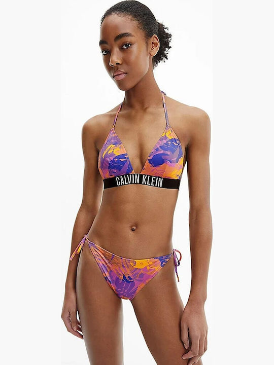 Bikini Slip with Ties Floral