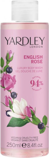 Set duo 1 x 250 ml gel de duș 1 x 250 ml loțiune de corp parfum de trandafir englezesc colecția trandafir englezesc 2 articole