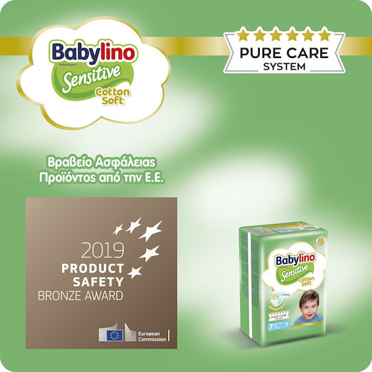 Babylino Babylino Sensitive Windel Nr. 7 15+ kg Super Pack 108 Stk – Pflege für Empfindliche Haut